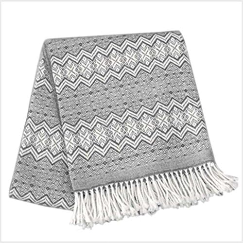 Happy Blanket Luxury Wool Throw Blanket "SILM 712" 51"x 75"