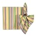 Durable Hand Woven 100% Cotton Colorful Striped Napkins 22x22 Inches Set of 12