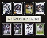 NFL Adrian Peterson Minnesota Vikings 8 Card Plaque