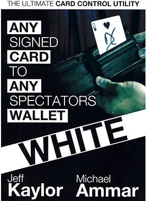 Any Card to Any Spectator's Wallet - WHITE (DVD and Gimmick) By Jeff Kaylor