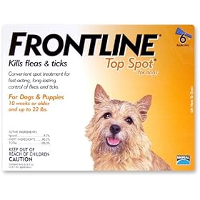 Merial Frontline Top Spot Flea and Tick Control for Dogs and Puppies