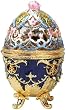Hummingbird Enameled Egg