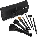 Elegant Touch Make-up Roll Set (contains: Powder, Blusher, Foundation, Eyshadow, Eyeliner and Lip Brush as well as Eyebrow Groomer with Lash Comb 
