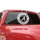 Alabama Crimson Tide 18'' x 18'' White Logo Decal