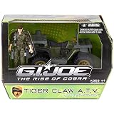 G.I. Joe The Rise of Cobra Alpha Vehicle Tiger Claw ATV with Leatherneck Action Figure