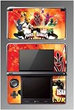 Power Rangers Samurai Red Sword Game Vinyl Decal Cover Skin Protector 4 for Nintendo 3DS