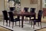 7pc Daffodil Collection Solid Wood Dining Table & 6 Chairs Set