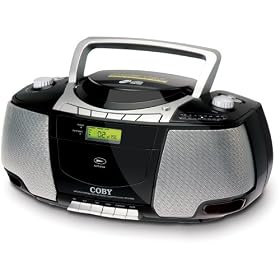 Coby MPCD450 Portable Stereo MP3/CD/Cassette Player w/ AM/FM Radio