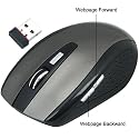 Daffodil WMS325 Souris Optique Sans Fil / Wireless Mouse Mouse - Souris d'Ordinateur avec 5 Boutons, Molette et DPI (PPP) Réglable (Max : 1600) - Pour Laptop / Notebook / Desktop - Compatible avec Microsoft Windows (7 / XP / Vista) et Apple Mac (OS X +) - Alimentée par 2 Piles AAA (incluses) VOIR ET CLIQUEZ DESSOUS EN 'OFFRES SPECIALES' ET RECEVREZ UN CADEAU GRATUIT!!!