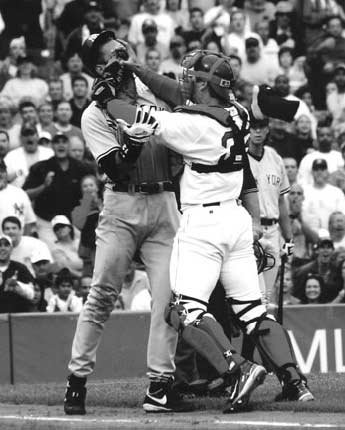 Option #7: Boston Red Sox Jason Varitek & ARod Alex Rodriguez Black and White - 16