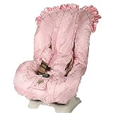Baby Bella Maya Pink Ruffle Todder Car Seat Cover