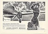 1955 Motokov Super Aero 45 Airplane Aircraft Print Ad (53049)