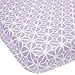 CoCaLo Mix & Match Lattice Fitted Sheet, Violet