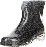 Modische Stiefelette Gummistiefel von G&G leopard Groesse-41