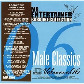Mr Entertainer Male Classics Karoake Disc