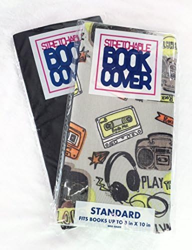 Set of 2 Book Covers: Standard Size - Rock N Roll Set