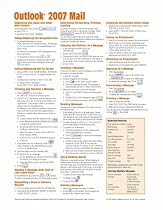 Microsoft Outlook 2007 Mail Quick Reference Guide (Cheat Sheet of Instructions, Tips & Shortcuts - Laminated Card)