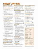 View Book 'Microsoft Outlook 2007 Mail Quick Reference Guide (Cheat Sheet of Instructions, Tips & Shortcuts - Laminated)' 