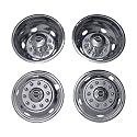 Pacific Dualies 43-1950 Polished 19.5 Inch 10 Lug Stainless Steel Wheel Simulator Kit for 2005-2010 Ford F450/F550 Truck