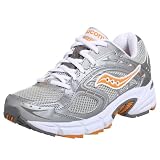  : Saucony Women's Grid Cohesion NX Running Shoe,Silver/Orange,5 M