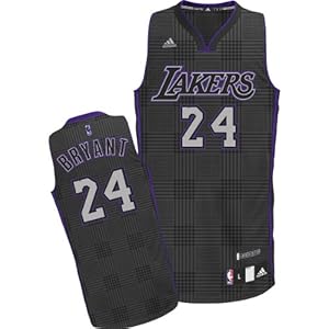 NBA Adidas Los Angeles Lakers Kobe Bryant Rhythm Fashion Swingman Jersey Adult (Adult - Large)