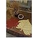 Heritage Lace Aspen Leaf 14-Inch by 16-Inch Placemat, Goldenrod, Set of 2