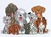 SUZY ZOO DOGS OF DUCKPORT COUNTED CROSS STITCH KIT-15X10 14 COUNT