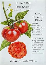 Tomato Brandywine Heirloom Seeds 50 Seeds
