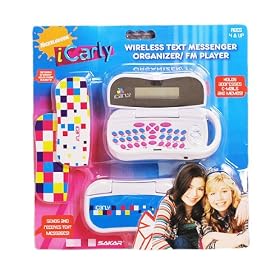 iCarly Wireless Text Messenger Organizer FM Player - White - one color, one size by Sakar