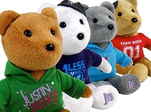 Justin Bieber Complete Teddy Bear Collection