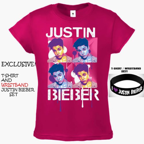 NEW JUSTIN BIEBER T-SHIRT - HOT PINK LOVE JUSTIN BIEBER T-SHIRTS! - JUSTIN BIEBER SHIRT/WRISTBAND EXCLUSIVE SET - JUSTIN BIEBER 'NEW HAIRCUT' TEE - *junior sizes* NEW JUSTIN BIEBER T-SHIRT - HOT PINK LOVE JUSTIN BIEBER T-SHIRTS! - JUSTIN BIEBER SHIRT/WRISTBAND EXCLUSIVE SET - JUSTIN BIEBER 'NEW HAIRCUT' TEE - *junior sizes*