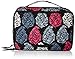 Vera Bradley Women's Cotton Large Blush & Brush Makeup Organizer Case, Northern Lights, One Size