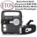 Eton FR360BK FR360 Solarlink Self-Powered AM/FM NOAA Radio Flashlight & Cell Phone Charger with FL100 Eton Dynamo Emergency Hand Crank 3 LED Flashlight With Compass