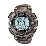 Casio Men's PAG240T-7CR Pathfinder Triple Sensor Multi-Function Titanium Watch