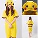 Cosplay Romper Japan Anime Pikachu Pokemon Kigurumi Pajamas Hoodie Pyjamas M size Summer wear Lycra