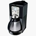 Mr. Coffee 10-Cup Thermal Programmable Coffee Maker (Black with Brushed Chrome Accents)