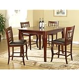 5 Pcs Counter Height Dinning Table Set