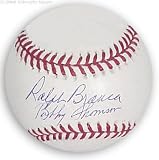 Ralph Branca & Bobby Thomson Autographed Baseball