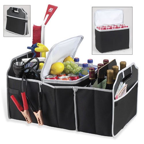 Trunk Organizer and Cooler Set (Black)