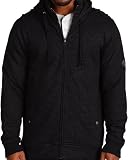 Hurley Mens Iconic Diamond Fleece, Black, Large