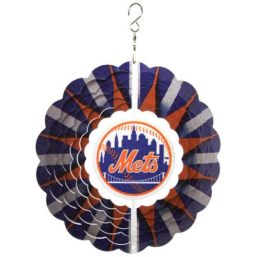 MLB New York Mets 10'' Team Logo Designer Wind Spinner