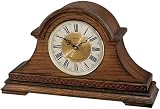 Seiko Chiming Mantel Clock - Dark Brown Wooden Case with Inlay