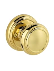 Home Improvement: Baldwin 351ATK RDB 3 Alcott Dummy Knob, Polished Brass - Baldwin