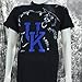 University of Kentucky Wildcats UK Basketball UK Highlight T Shirt Black