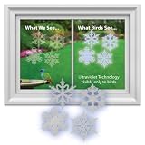 Snowflake Window Decal-Save Wild Birds!