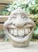 Garten & Freizeit : Steingesicht Smiley