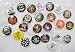 24 Skull Gothic Design Plastic Button Set ~1.75