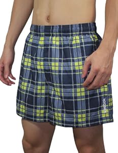 Reebok Mens High Performance Sports Shorts with Brief Lining L Multicolor