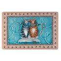 Meow Cat Cushioned Comfort Anti Fatigue Padded Throw Area Rug Kitchen Decor Mat