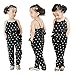 Peak Toddler Baby Girls Love Heart Straps Rompers Jumpsuits Condole Belt Piece Pants Onesies Clothing Set Summer Outfits